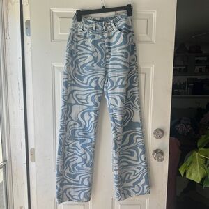 Fun and Funky Swirl Jeans/Pants! XS